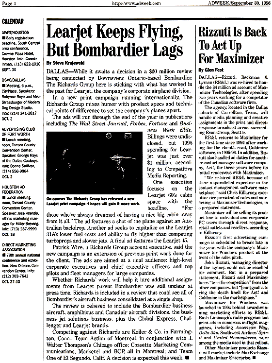 Adweek Maximizer Article